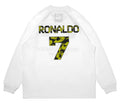A BATHING APE BAPE CR7 LIFE MULTI LOGO POLY RELAXED FIT L/S FOOTBALL JERSEY