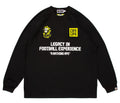 A BATHING APE BAPE CR7 LIFE MULTI LOGO POLY RELAXED FIT L/S FOOTBALL JERSEY