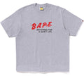 A BATHING APE BAPE MOTTO LOGO RELAXED FIT TEE