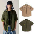 A BATHING APE MULTI PATCH CPO SS SHIRT