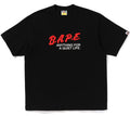 A BATHING APE BAPE MOTTO LOGO RELAXED FIT TEE