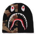 A BATHING APE 1ST CAMO SHARK KNIT CAP
