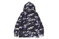 A BATHING APE GLITCH WOODLAND CAMO FULL ZIP HOODIE