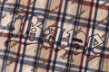 A BATHING APE A BATHING APE LOGO CHECK PATTERN PADDED FLANNEL SHIRT JACKET