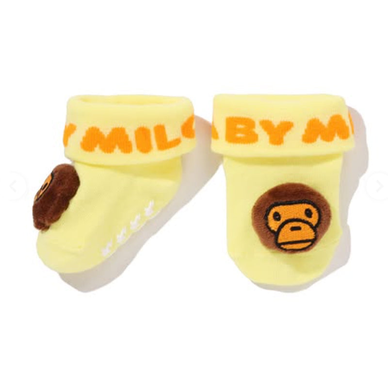 A BATHING APE BAPE KIDS BABY MILO BABY SOCKS