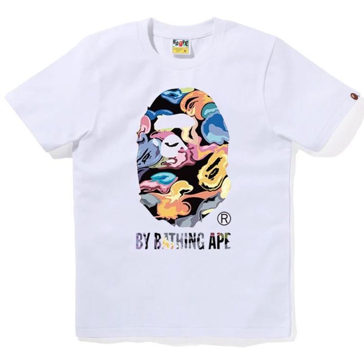A BATHING APE Ladies' ART CAMO BY BATHING APE TEE