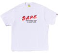 A BATHING APE BAPE MOTTO LOGO RELAXED FIT TEE