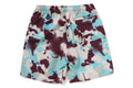 A BATHING APE MAP CAMO REGULAR FIT BEACH SHORTS