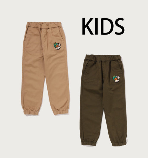 A BATHING APE BAPE KIDS BABY MILO DINOSAUR JOGGER PANTS