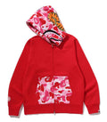 A BATHING APE ABC CAMO SHARK FULL ZIP HOODIE