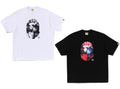 A BATHING APE PHOTO PRINT APE HEAD RELAXED FIT TEE