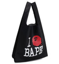 A BATHING APE Ladies' I LOVE BAPE LEATHER BAG