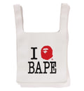 A BATHING APE Ladies' I LOVE BAPE LEATHER BAG