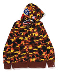 A BATHING APE 1ST CAMO SHARK FULL ZIP HOODIE