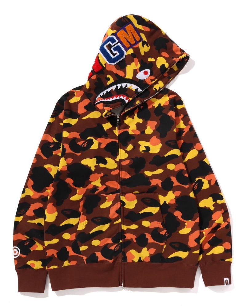A BATHING APE 1ST CAMO SHARK FULL ZIP HOODIE