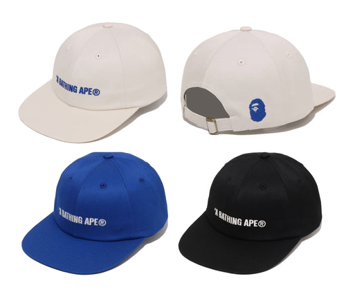 A BATHING APE LOGO PANEL CAP