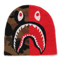 A BATHING APE 1ST CAMO SHARK KNIT CAP