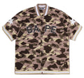 A BATHING APE COLOR CAMO MESH WARM UP RELAXED FIT SHIRT