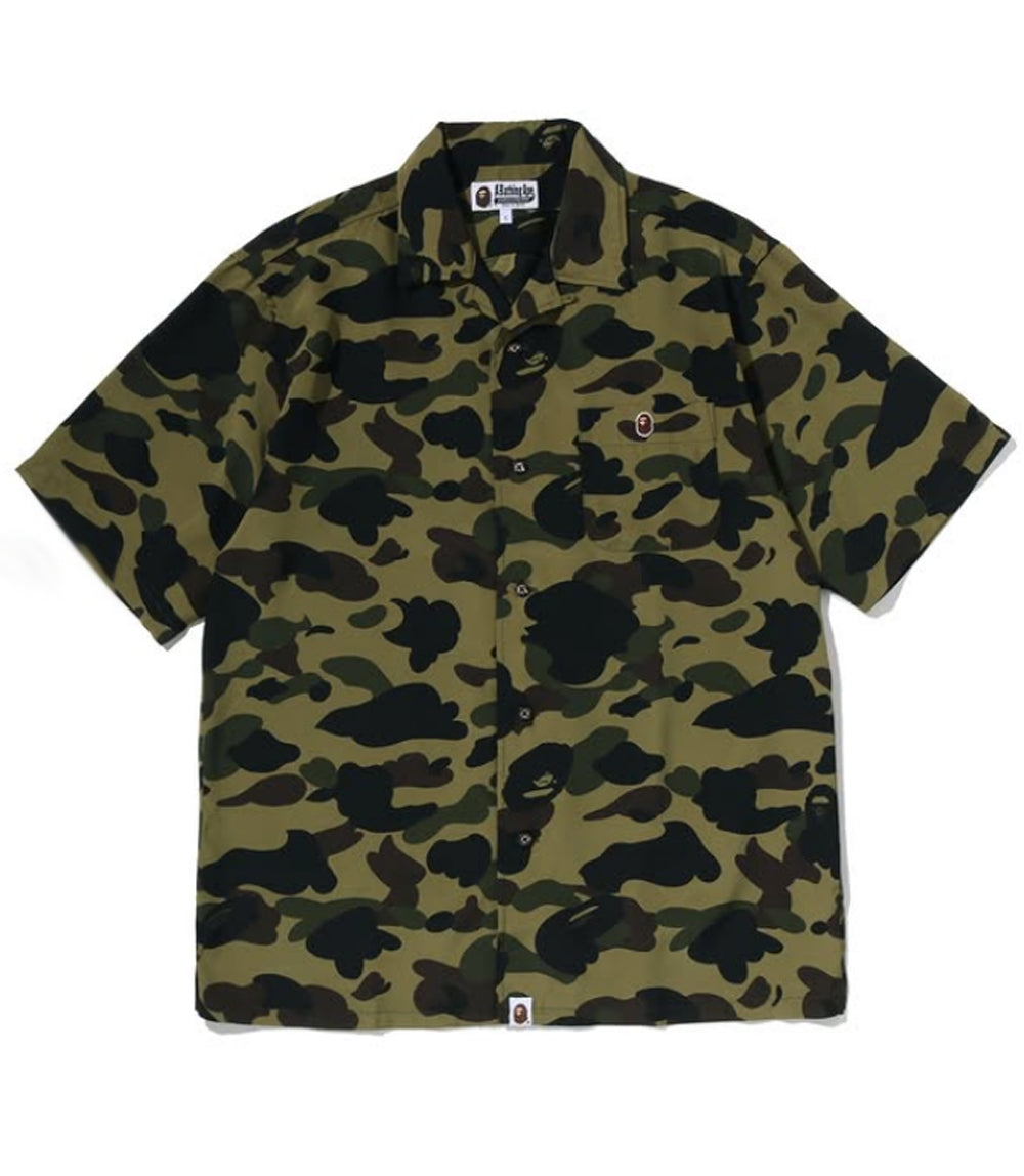 A BATHING APE 1ST CAMO OPEN COLLAR SS SHIRTS – happyjagabee store A BATHING APE 1ST CAMO OPEN COLLAR SS SHIRTS – happyjagabee store