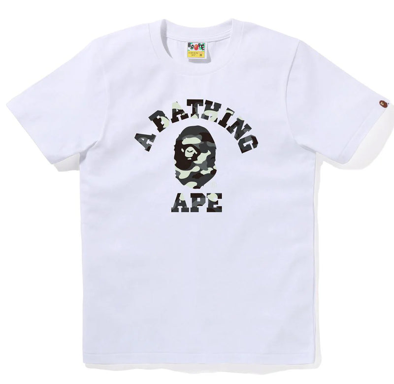 A BATHING APE Ladies' CITY CAMO COLLEGE TEE