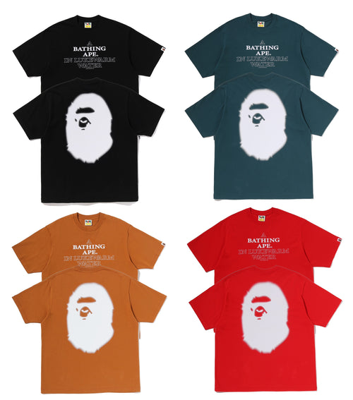 A BATHING APE APE HEAD BATHING APE RELAXED FIT TEE