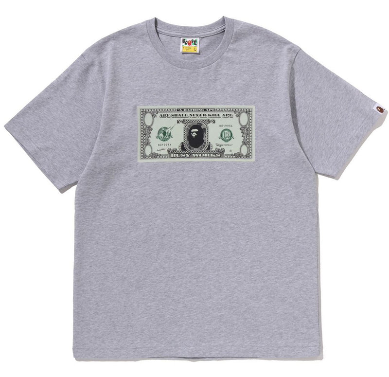 A BATHING APE BAPE BANKNOTE TEE - happyjagabee store