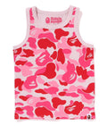 A BATHING APE Ladies' ABC CAMO TANK TOP