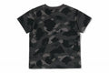 A BATHING APE Ladies' BAPE LOGO COLOR CAMO SLIM TEE