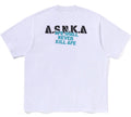 A BATHING APE STENCIL FONT APE HEAD RELAXED FIT TEE