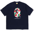 A BATHING APE BAPE x PAGANI CAMO APE HEAD RELAXED FIT TEE