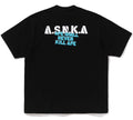 A BATHING APE STENCIL FONT APE HEAD RELAXED FIT TEE