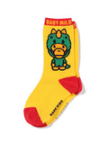 A BATHING APE BAPE KIDS BABY MILO DINOSAURS SOCKS
