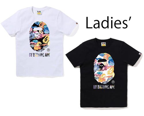 A BATHING APE Ladies' ART CAMO BY BATHING APE TEE