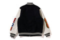 A BATHING APE SHARK VARSITY JACKET