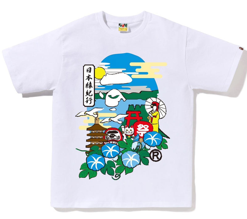 A BATHING APE JAPAN CULTURE APE HEAD TEE