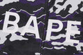 A BATHING APE GLITCH WOODLAND CAMO FULL ZIP HOODIE
