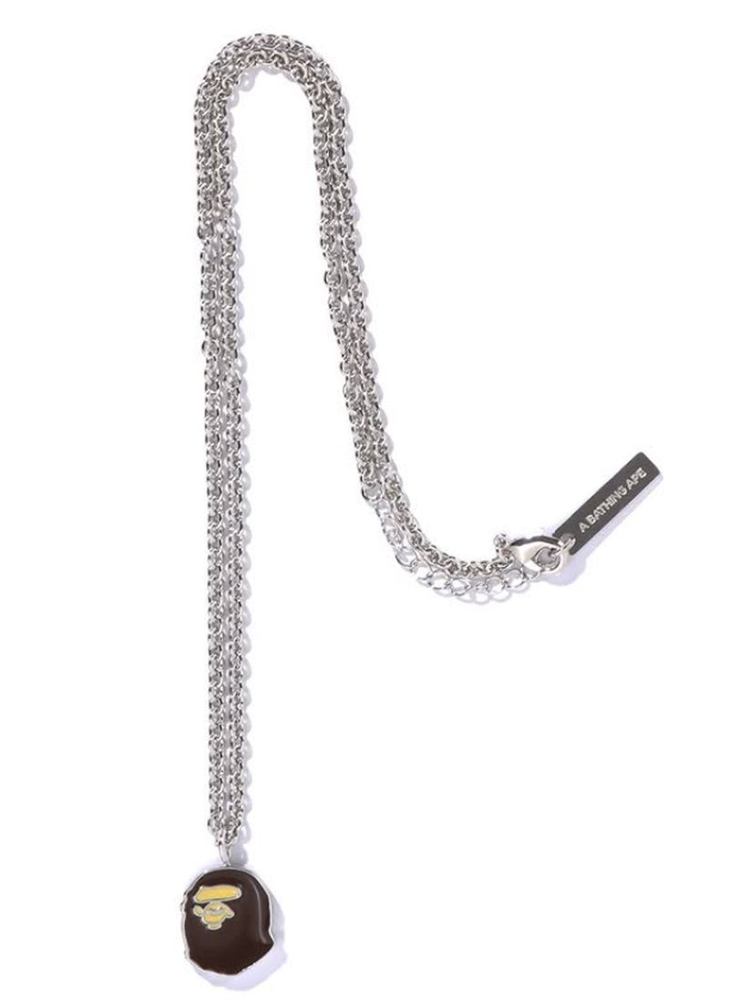 A BATHING APE APE HEAD NECKLACE