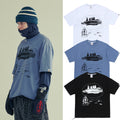 A BATHING APE BAPE BY KAZUKI KURAISHI "ALIENS" SHORT SLEEVES TEE