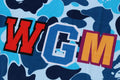 A BATHING APE ABC CAMO SHARK BEACH TOWEL