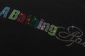 A BATHING APE RHINE STONE LOGO RELAXED FIT CREWNECK SWEAT SHIRT