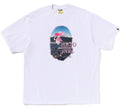 A BATHING APE CITYSCAPE APE HEAD RELAXED FIT TEE