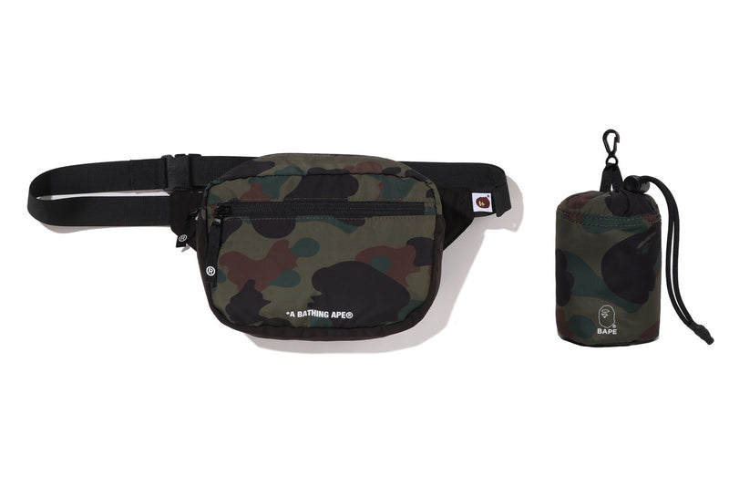 A BATHING APE 1ST CAMO PACKABLE WAIST BACK