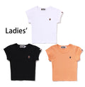 A BATHING APE Ladies' APE HEAD ONE POINT CROPPED TEE - happyjagabee store