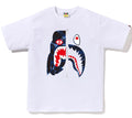 A BATHING APE COLOR CAMO TIGER SHARK TEE