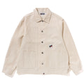 A BATHING APE LINE CAMO PATCH WORK JACKET ( IVORY )