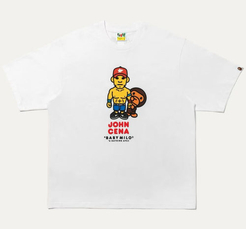 A BATHING APE WWE x BAPE x TOPPS BABY MILO RELAXED FIT TEE ( JOHN CENA )