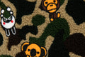 A BATHING APE BABY MILO STORE BABY MILO EMBROIDERY MINI CROSS BAG