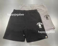 A BATHING APE COLLEGE SWEAT SHORTS