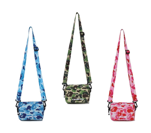 A BATHING APE ABC CAMO MINI SHOULDER BAG