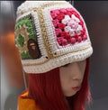 A BATHING APE Ladies' APE HEAD ONE POINT CROCHET BEANIE